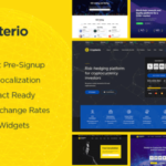 Crypterio 2.4.10 NULLED – Bitcoin ICO and Cryptocurrency WordPress Theme.