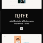 Rhye 3.5.1 – AJAX Portfolio WordPress Theme.